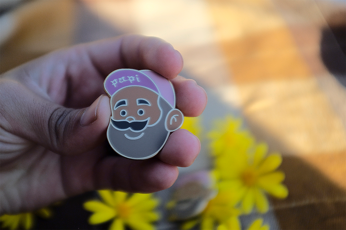 Enamel Pin - Papi Hat (Out of Stock)