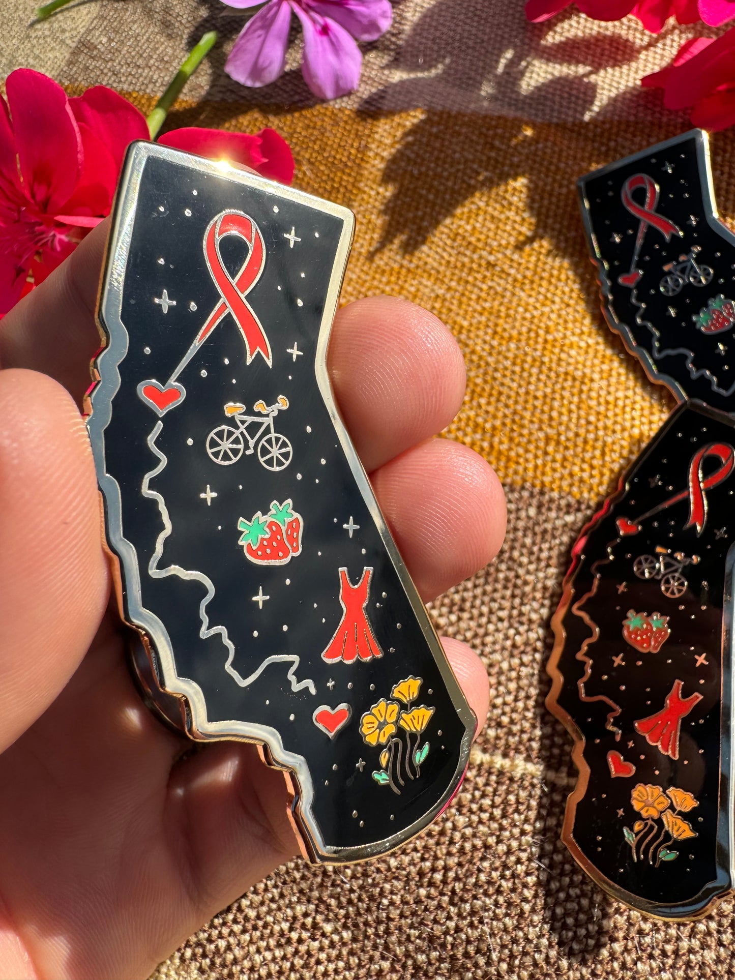 Enamel Pin - California